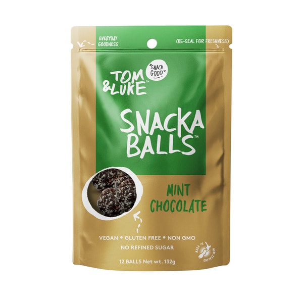 Tom & Luke Snackaballs Dark Choc Mint | 132g