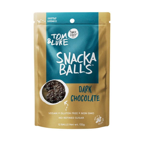 Tom & Luke Snackaballs Dark Chocolate Original | 132g