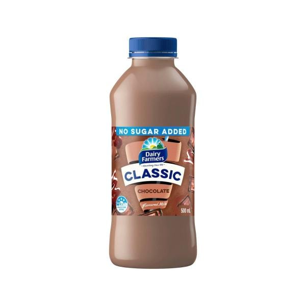 Dairy Farmers No Added Sugar Chocolate Flavoured Milk | 500mL