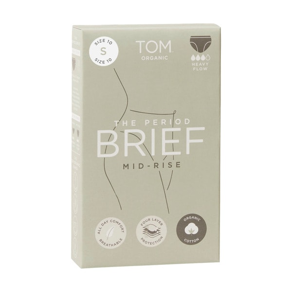 Tom Organic Period Brief Regular Flow Size S | 1 each