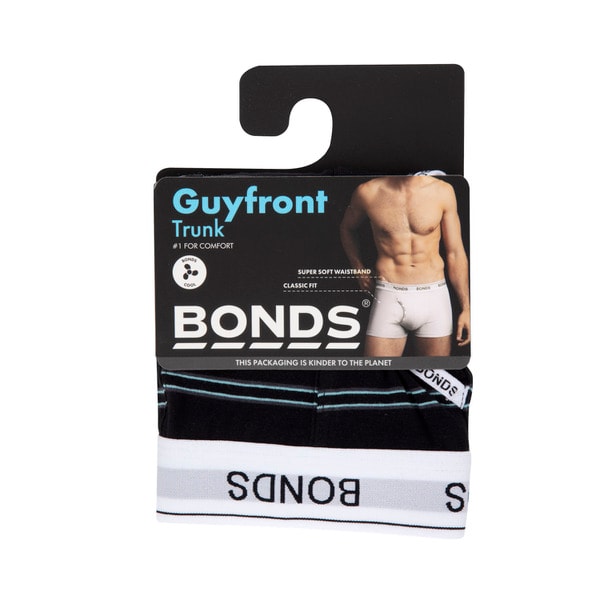 6 Pairs X Mens Bonds Guyfront Trunks Underwear - Mixed Pack