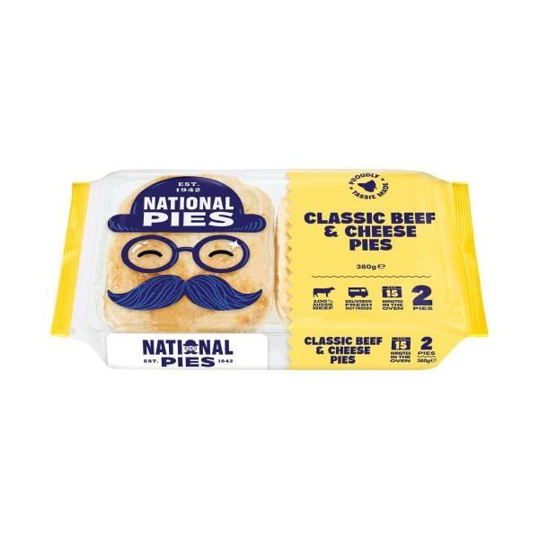 National Pie Beef & Cheese | 360g