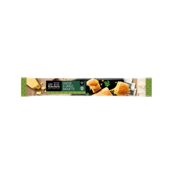 Coles Kitchen Cheese & Garlic Baguette | 250g
