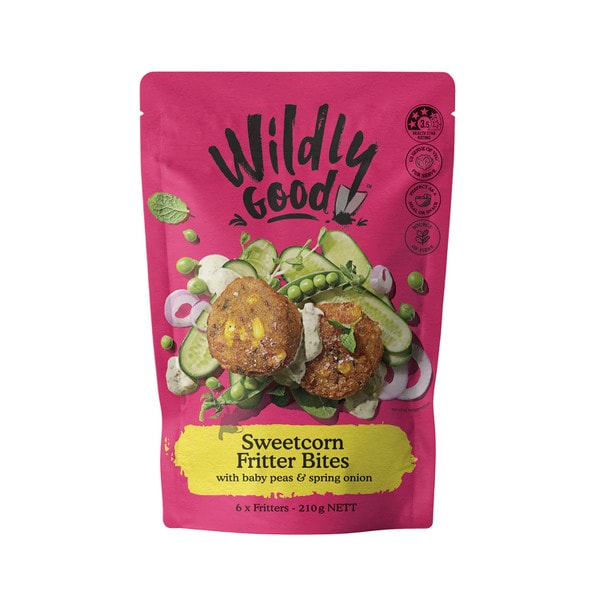 Wildly Good Sweet Corn Spring Onion Fritter Bites | 210g