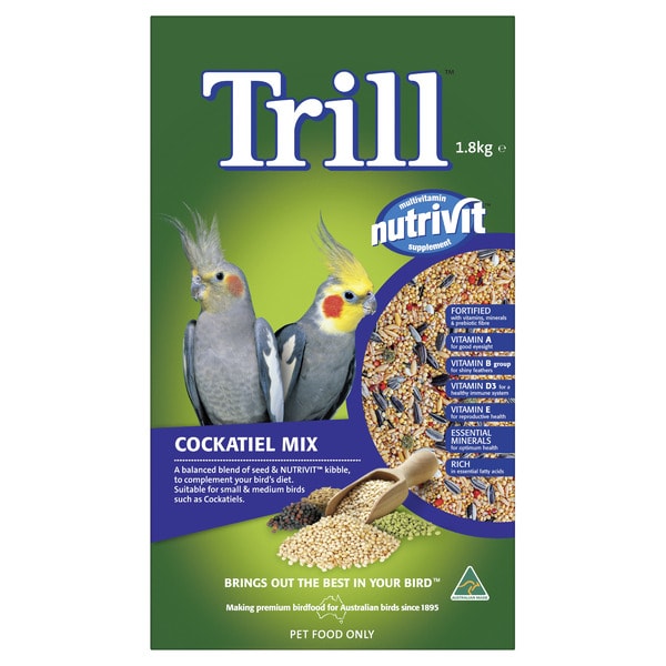 Trill Bird Seed Cockatiel Mix | 1.8Kg