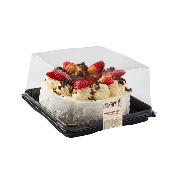 Coles Bakery Berry Choc Decorated Pavlova | 410g