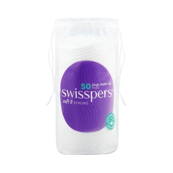 Swisspers Large Cotton Make Up Pads | 50 pack