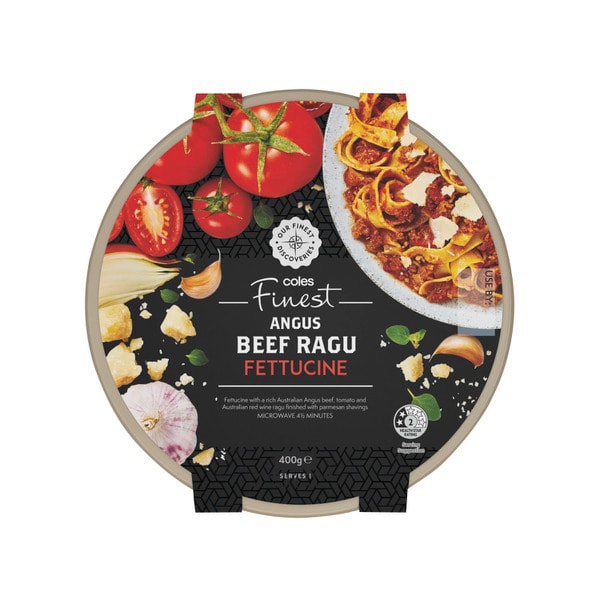 Coles Finest Beef Ragu Fettucine | 400g