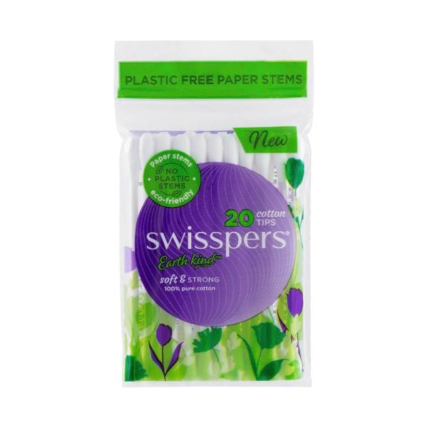 Swisspers Cotton Tips Paperstems | 20 pack