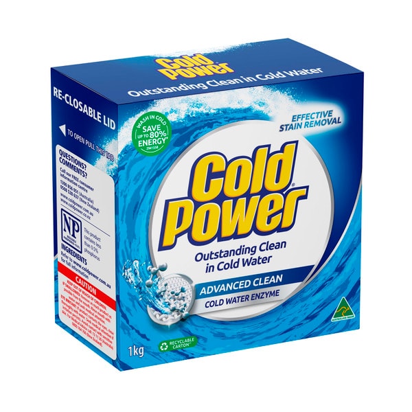 Cold Power Advanced Clean Laundry Powder | 1kg