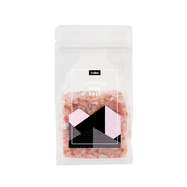 Coles Himalayan Pink Salt Refill Bag | 500g
