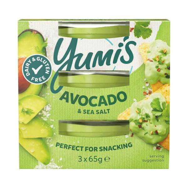 Yumi's Mini Avocado Dip 3x65g | 195g
