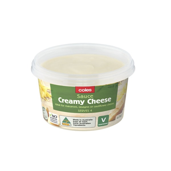 Coles Creamy Cheese Pasta Sauce | 425g