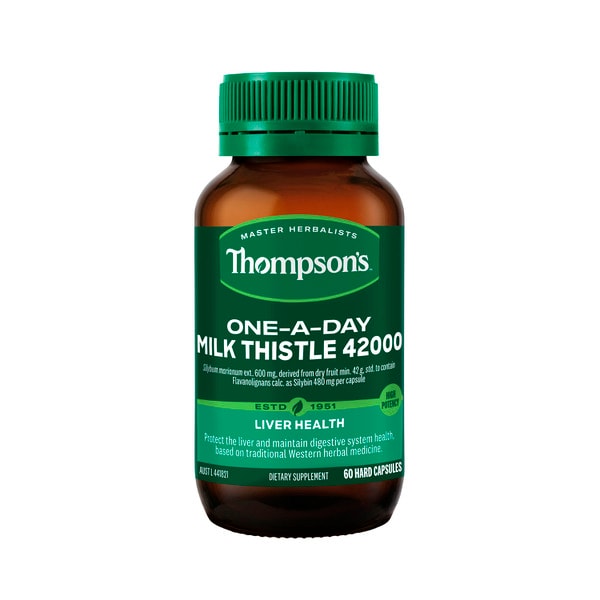 Thompson's One-a-day Milk Thistle 42000mg Capsules | 60 pack