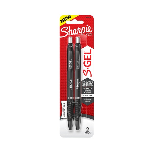 Sharpie S-Gel Pens Black | 2 pack