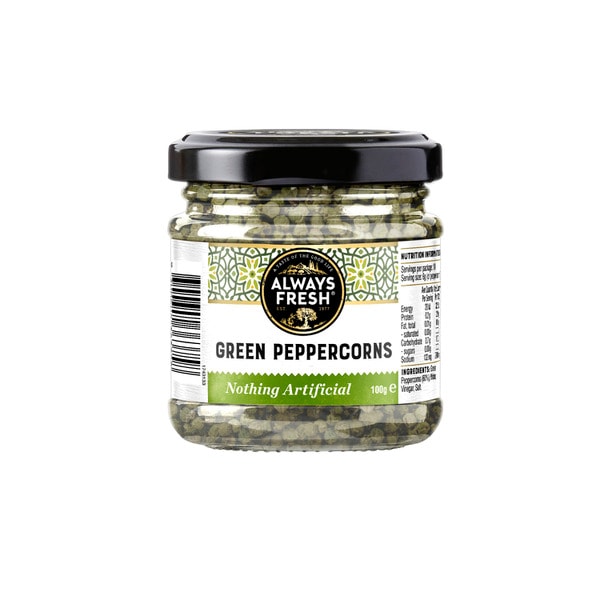 Always Fresh Green Peppercorns | 100g