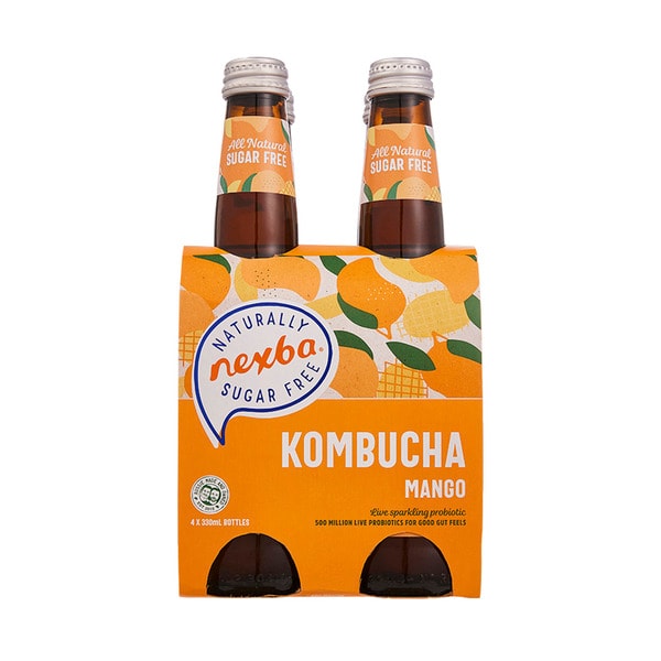 Nexba Mango Kombucha 4X330mL | 4 pack