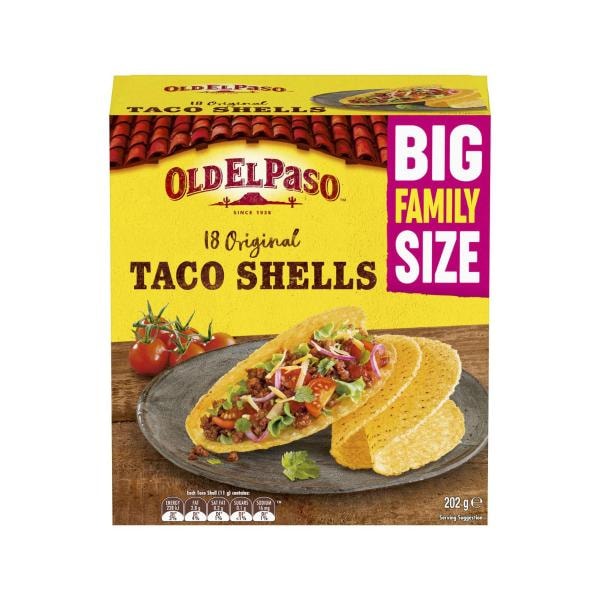 Old El Paso Taco Shells Family Pack | 18 pack