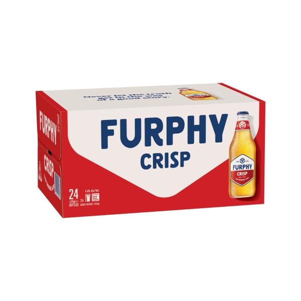 Furphy Crisp Lager Bottle 375mL | 24 Pack