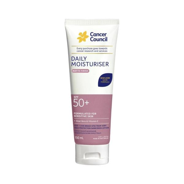 Cancer Council Facial Moisturiser Matte Invisable SPF 50+ | 150mL