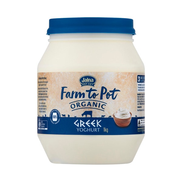 Jalna Farm To Pot Organic Yoghurt Greek | 1kg