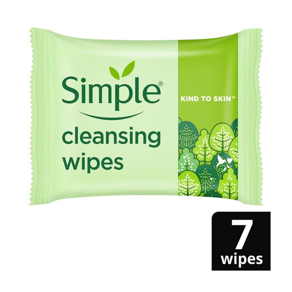 Simple Biodegradable Cleansing Wipes | 7 pack