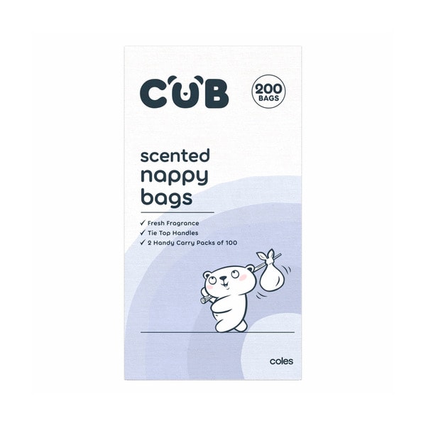 CUB Nappy Bags | 200 pack