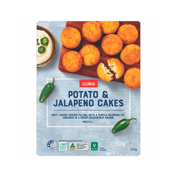 Coles Jalapeno Cakes | 250g