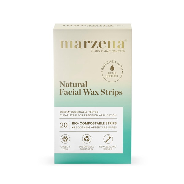 Marzena Natural Facial Wax Strips | 20 pack