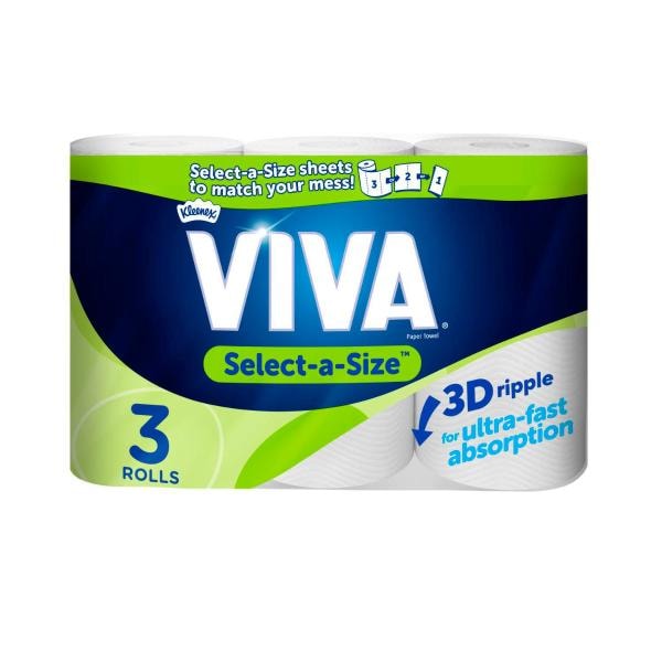 Viva Select-A-Size Paper Towels | 3 pack