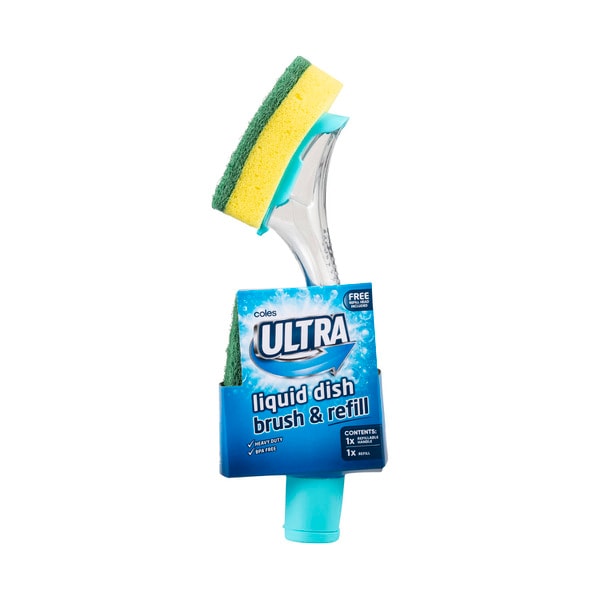 Coles Ultra Liquid Dish Brush With Refill | 1 each