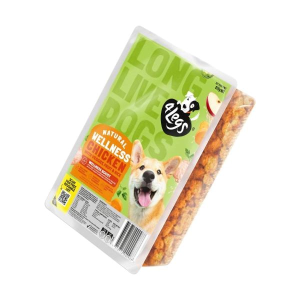 4 Legs Natural Wellness Boost With Chicken Vegies & Fruit Meatball Dog Food Tray | 870g