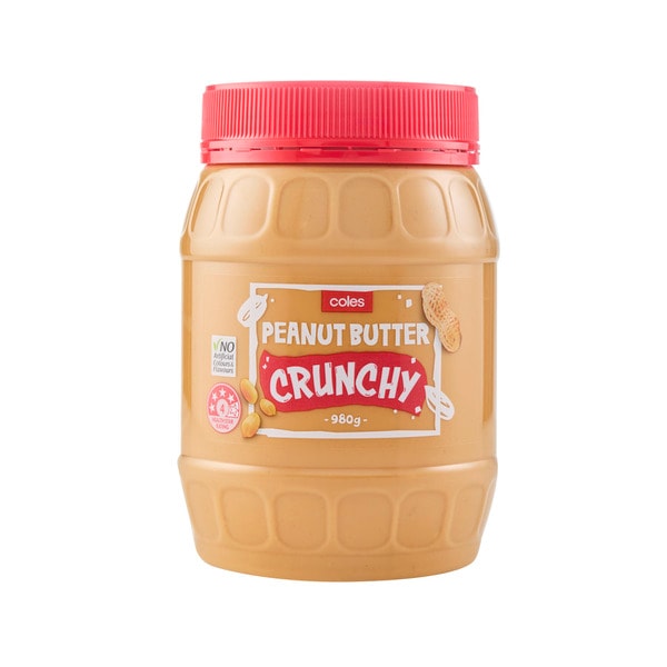 Coles Crunchy Peanut Butter | 980g