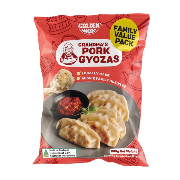 Grandma's Golden Wok Pork Gyoza | 800g