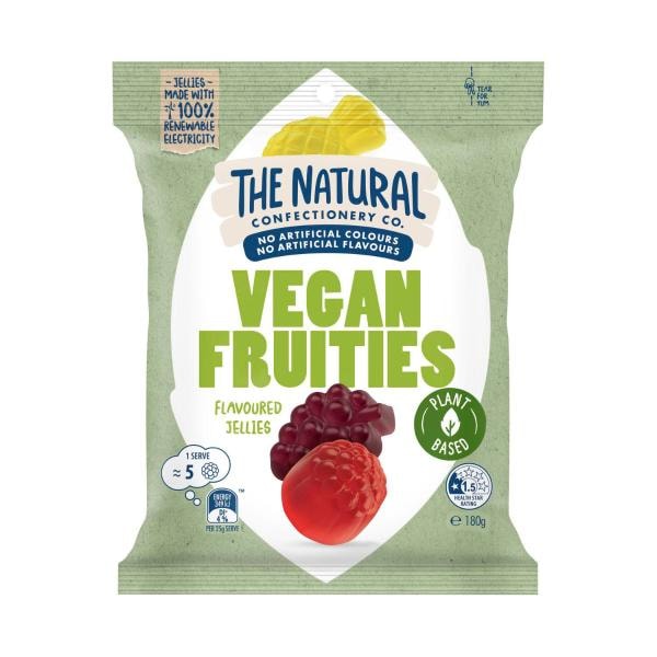The Natural Confectionery Co. Vegan Fruit Flavoured Jellies | 180g