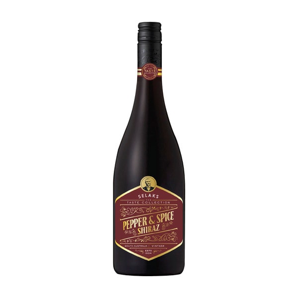 Selaks Taste Collection Pepper & Spice Shiraz 750mL | 1 Each