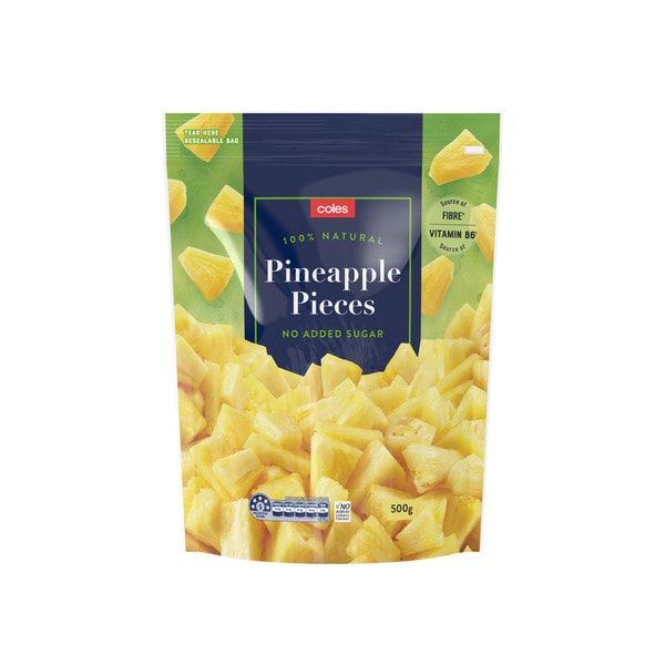 Coles Frozen Fruit Pineapple | 500g
