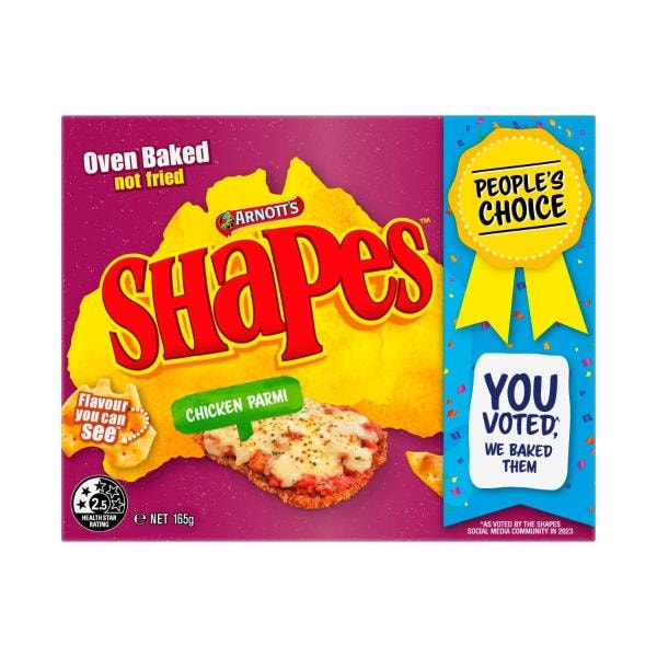 Arnott's Shapes Crackers Chicken Parmagiana | 165g
