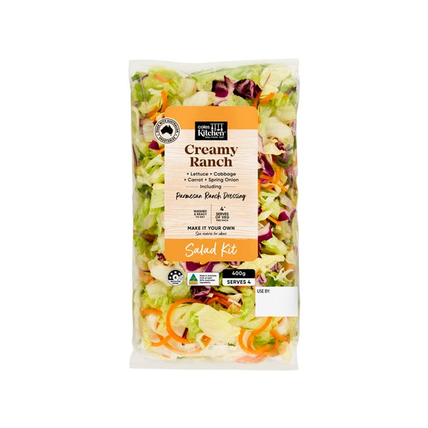 Coles Kitchen Family Ranch Salad Kit | 400g
