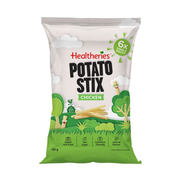 Healtheries Potato Stix Chicken Multipack Kids Lunchbox Snacks 6X20g | 120g