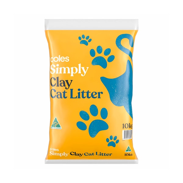Coles Simply Cat Litter Clay | 10kg