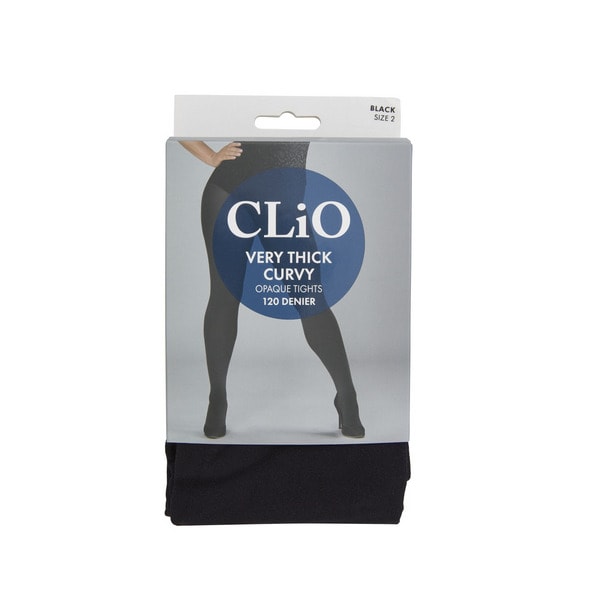 Clio Curvy Very Thick Tights 120D Black - 2 | 1 each