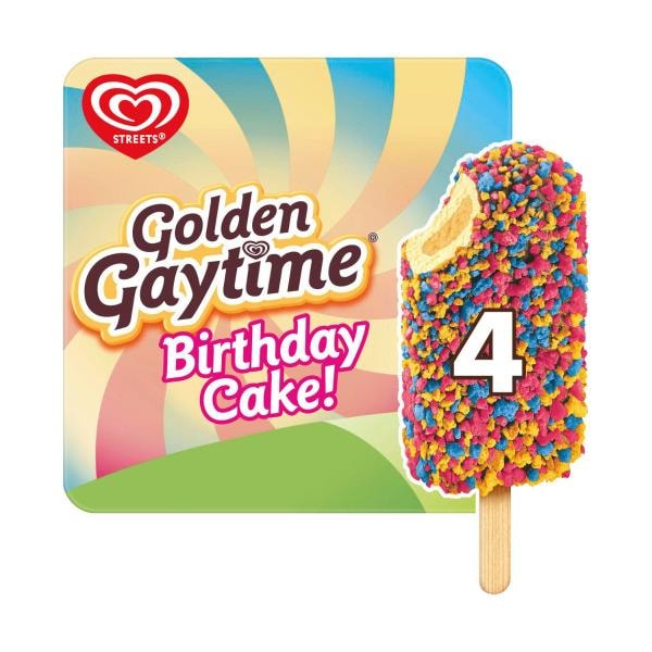Streets Golden Gaytime Birthday Cake | 400mL