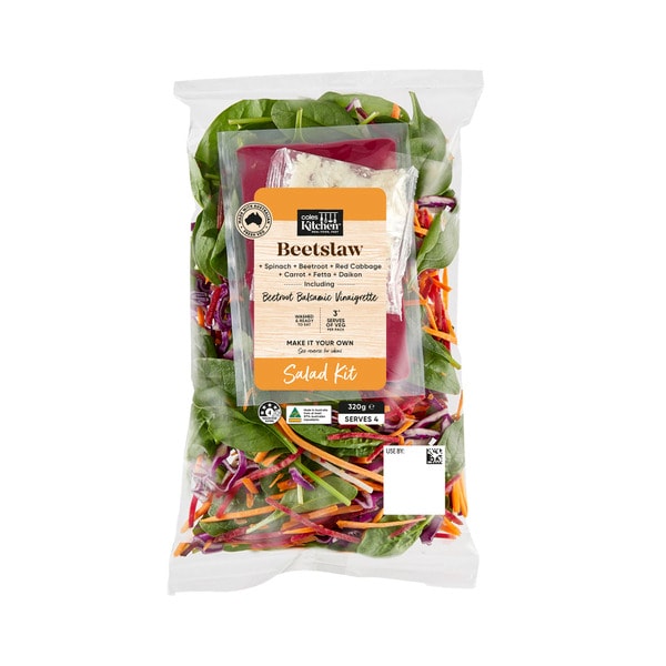 Coles Kitchen Beetslaw Salad Kit | 320g
