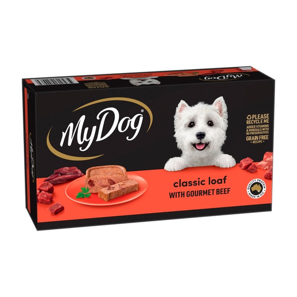 My Dog Classic Loaf With Gourmet Beef 24X100G Wet Dog Food | 24 pack