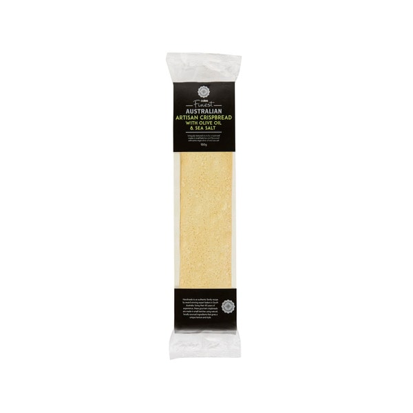 Coles Finest Australian Artisan Crispbread With Olive Oil And Sea Salt | 150g