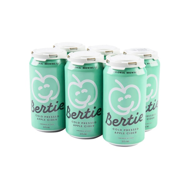 CBCo Bertie Cold Pressed Apple Cider Can 375mL | 6 Pack