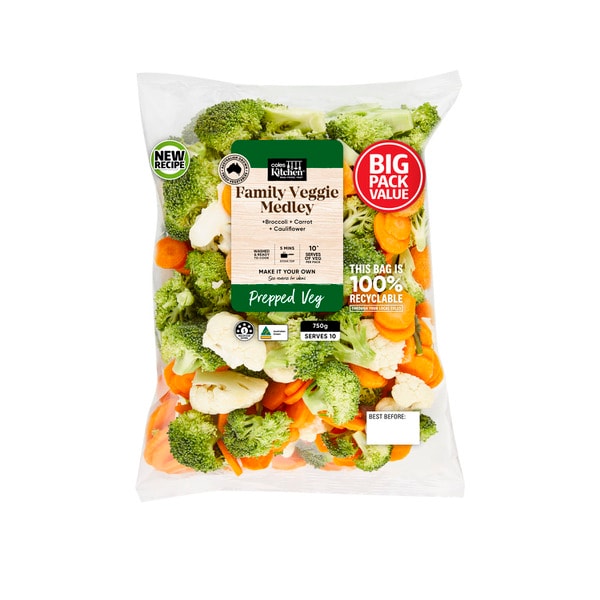 Coles Kitchen Family Vegetable Medley | 750g