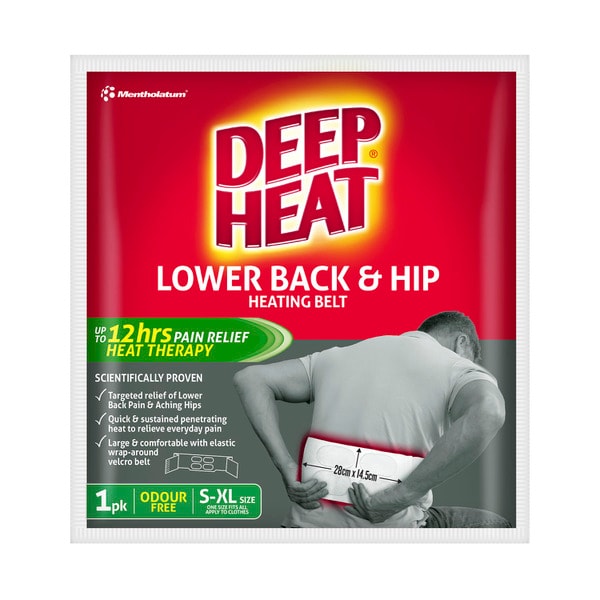Deep Heat Lower Back & Hip Heating Belt | 1 Pack
