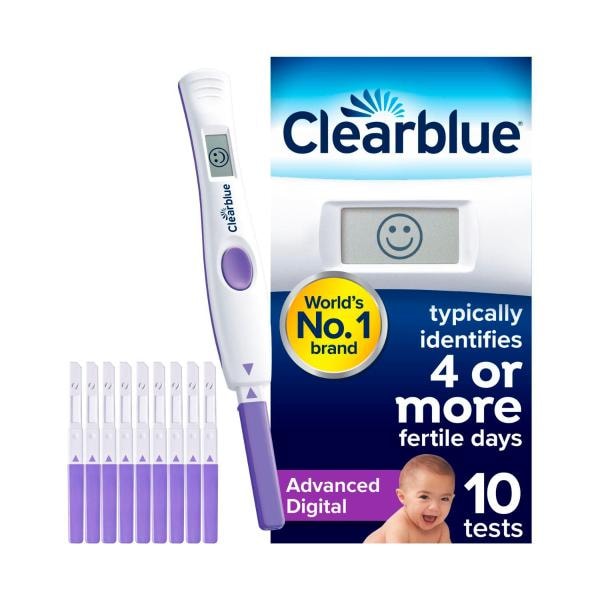 Clearblue Advanced Digital Ovulation Test Dual Hormone | 10 pack